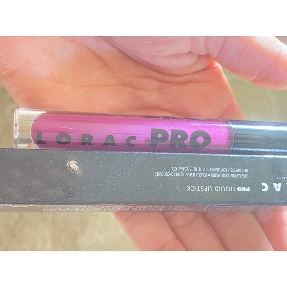 New Lorac Los Angeles Pro Liquid Lipstick Shade Iris Full Size Lip Color - Picture 2 of 4